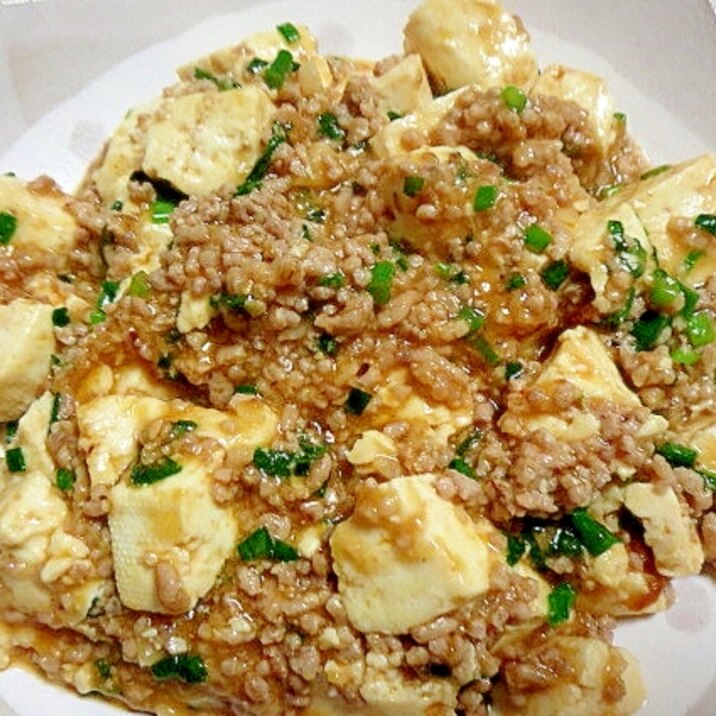 豚味噌で作る麻婆豆腐